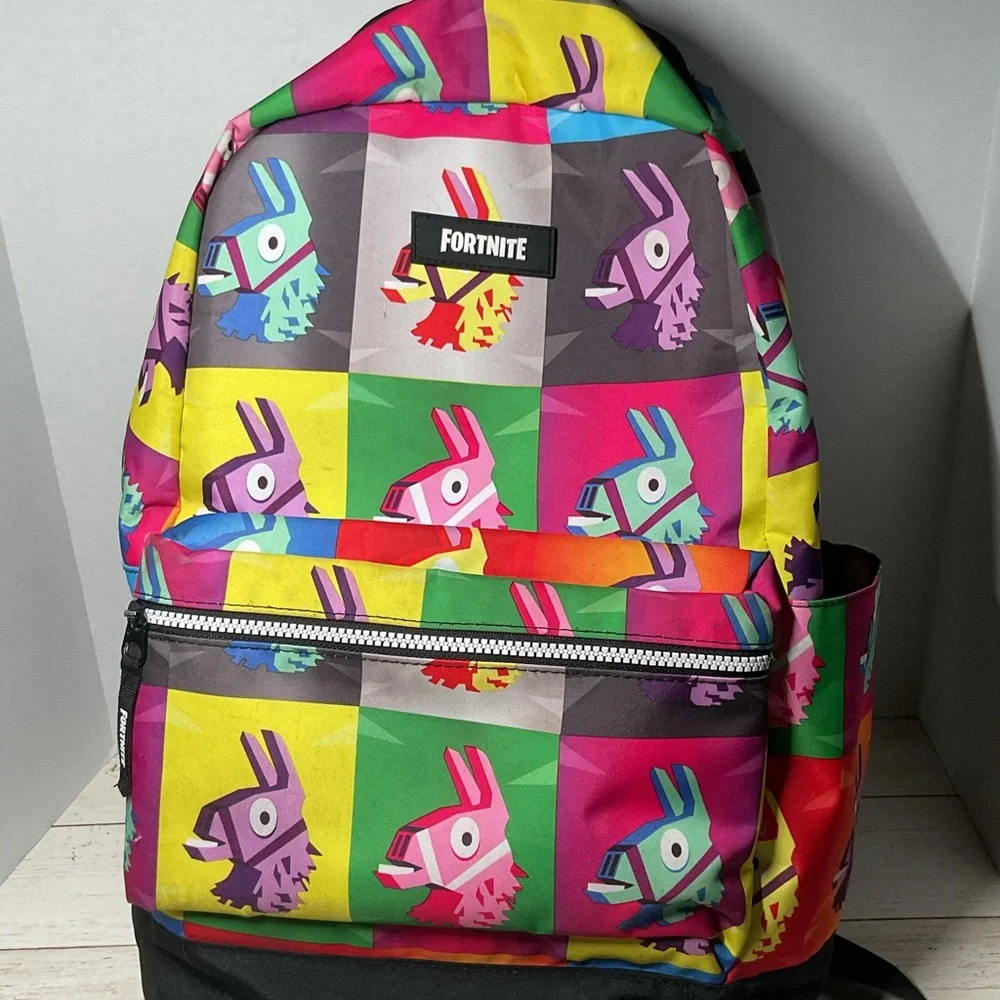 Fortnite Game Loot Llama Multiplier Backpack Multicolor 17.5